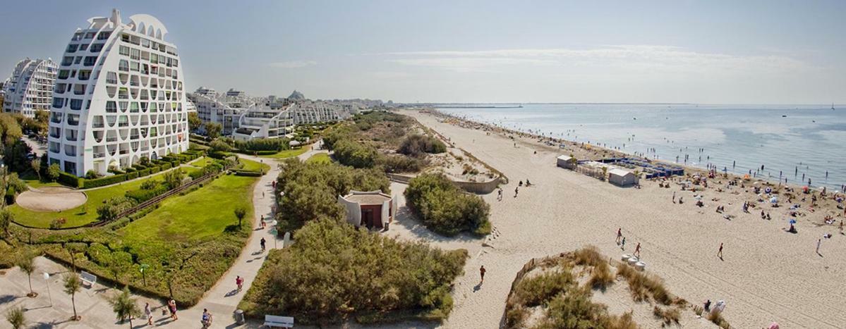Studio avec piscine à 2 pas de la plage La Grande-Motte Esterno foto